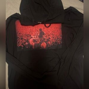 BUSH / Gavin Rossdale Hoodie /Small - Light weight -Black and red